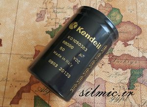 خازن 68000 میکرو فاراد 50 ولت Kendeil سری k01 با عمر ultra long life