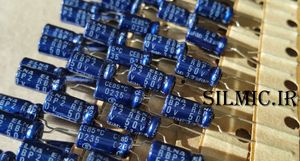 خازن بی پلار 3.3 میکرو فاراد 50 ولت الکترولیتی سریRBP2(R2B) گرید صوتی النا