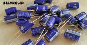 خازن الکترولیتی 470 میکرو فاراد 25 ولت NIPPON سری LXZ با low esr & long life
