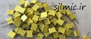 خازن 15 نانو فاراد 63 ولت Polyester Film MKT ساخت Thomson AVX آمریکا