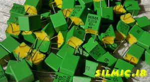 خازن های فرکانسی 18 نانو فاراد 63 ولت گرید صوتی WIMA آلمان سری FKP2