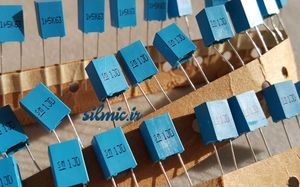 خازن 1.5 میکرو فاراد 63 ولت MKT ساخت مشترک Siemens آلمان و Matsushita