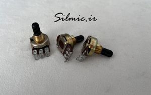 پتانسیومتر 20 کیلو اهم خطی با دسته پلاستیکی ساخت تایوان