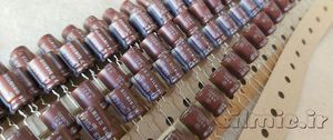 خازن سیلمیک النا 10 میکرو فاراد 63 ولت های گرید صوتی RFS ( SILMICII )