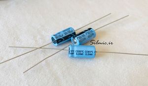 خازن اکسیال 100 میکرو فاراد 50 ولت UNICON ژاپن سری HIFI