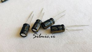 خازن سیلمیک 10 میکرو فاراد 25 ولت ELNA های گرید صوتی SILMIC II