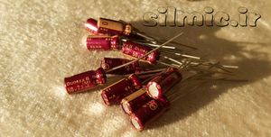 خازن های گرید صوتی 2.2 میکرو فاراد 50 ولت ELNA ژاپن سری حرفه ای DUOREX II