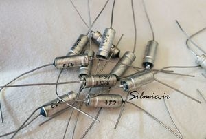 خازن تانتال اکسیال 10 میکرو فاراد 6 ولت ساخت FROLYT آلمان گرید نظامی