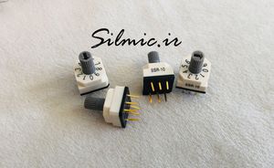 دیپ سوئیچ 10 حالته 6 پین ساخت CUIDEVICES آمریکا پایه گلد IP67