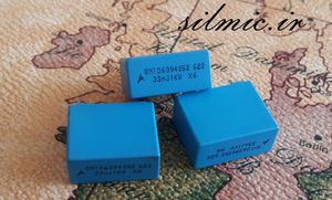 خازن 33 نانو فاراد 1000 ولت EPCOS برزیل سری B32622 از نوع MKP