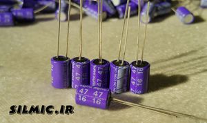 خازن جامد های فای 47 میکرو فاراد 16 ولت os-con ساخت sanyo ژاپن سری SP
