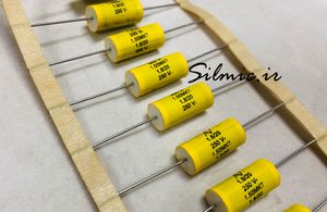 خازن اکسیال 1.8 میکرو فاراد 250 ولت arcotronics ایتالیا hi-end سری MKT A50