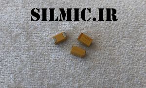 خازن تانتالیوم 47 میکرو فاراد 16 ولت ساخت AVX سری TAJ سایز C