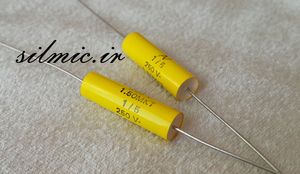 خازن اکسیال 1 میکرو فاراد 250 ولت arcotronics ایتالیا hi-end سری MKT A50