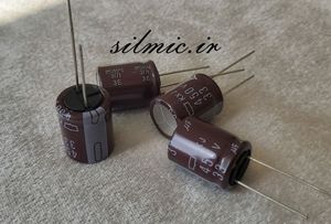 خازن 33 میکرو فاراد 450 ولت NIPPON سری KXJ ابعاد مینیاتوری ULTRA LONG LIFE