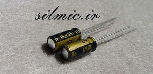 خازن های فای 10 میکرو فاراد 50 ولت nichicon گرید استاندارد صوتی سری KW