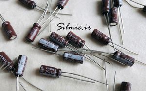 خازن سیلمیک 4.7 میکرو فاراد 25 ولت ELNA های گرید صوتی RFS SILMIC II