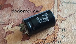 خازن 470 میکرو فاراد 200 ولت panasonic ژاپن سری TS-UP ابعاد کوچک