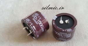خازن های فای 1500 میکرو فاراد 100 ولت nippon ژاپن مناسب تغذیه منابع صوتی