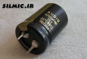 خازن های گرید الکترولیتی 4700 میکرو فاراد 35 ولت آدیو پاناسونیک LOW ESR