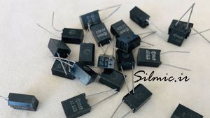خازن تانتال نظامی 10 میکرو فاراد 16 ولت SPRAGUE آمریکا سری CTS 27/190D