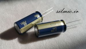 خازن های فای 1000 میکرو فاراد 63 ولت سری FC پاناسونیک سری آدیو low impedance