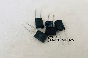 خازن تانتالیوم 4.7 میکرو فاراد 50 ولت Siemens آلمان با قابلیت اطمینان بالا