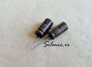خازن سیلمیک 220 میکرو فاراد 35 ولت ELNA های گرید صوتی RFS ( SILMICII )