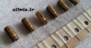 خازن های فای 22 میکرو فاراد 16 ولت نیچیکون گرید استاندارد صوتی سری FW