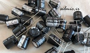 خازن 220 میکرو فاراد 35 ولت SAMXON تایوان GT طول عمر بالا و امپدانس پایین