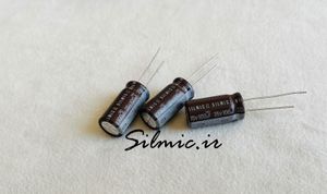 خازن سیلمیک 100 میکرو فاراد 35 ولت ELNA های گرید صوتی RFS SILMIC II