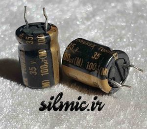 خازن های گرید 100 میکرو فاراد 35 ولت صوتی النا سری TONEREX ROB