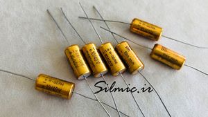 خازن بی پلار های فای 10 میکرو فاراد 40 ولت ROE سری EBT نوع اکسیال