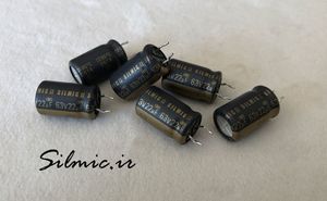 خازن سیلمیک 22 میکرو فاراد 63 ولت ELNA های گرید صوتی RFS SILMICII