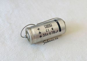 خازن های فای 470 میکرو فاراد 35 ولت Nippon ژاپن نوع اکسیال