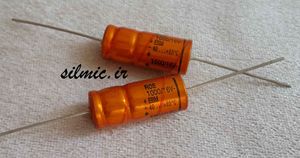 خازن آدیو اکسیال 1000 میکرو فاراد 16 ولت (Roederstein)ROE آلمان سری EBM