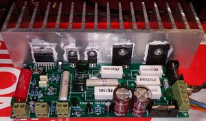 طرح پاور آمپلی فایر ترکیبی IC tda7293 + ترانزیستور