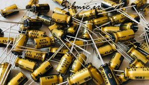 خازن های فای 47 میکرو فاراد 63 ولت نیچیکون گرید استاندارد صوتی سری FW
