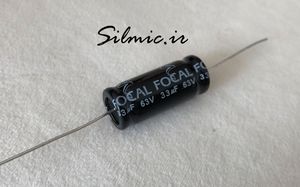 خازن کراس اور بی پلار 33 میکرو فاراد 63 ولت FOCAL فرانسه نوع اکسیال 10%