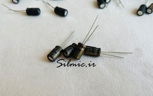 خازن سیلمیک 4.7 میکرو فاراد 50 ولت ELNA های گرید صوتی RFS SILMIC II