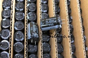 خازن 1000 میکرو فاراد 25 ولت Rubycon سری YXG با امپدانس پایین و long life