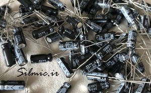 خازن 2.2 میکرو فاراد 100 ولت ELNA ژاپن سری RJ3 با امپدانس پایین و ابعاد کوچک
