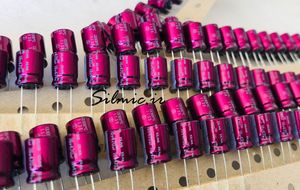 خازن های فای 470 میکرو فاراد 16 ولت ELNA سری RW2 Violet Robe