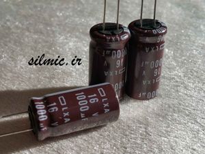 خازن 1000 میکرو فاراد 16 ولت نیپون ژاپن سری LXA و Ultra Low ESR، Long Life