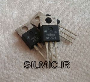 رگولاتور MC7906CT موتورلا سری منفی با خروجی 6- ولت و حداکثر جریان 1 آمپر