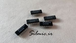 آی سی LM339N ساخت National ژاپن مقایسه کننده ولتاژ دارای 4 ورودی مستقل