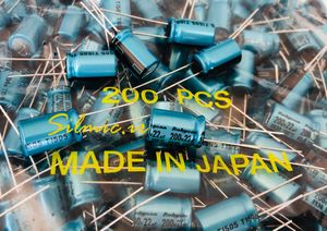 خازن 22 میکرو فاراد 200 ولت ژاپنی Rubycon سری RX30 با دمای کاری 130 درجه