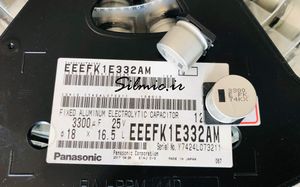 خازن های فای 3300 میکرو فاراد 25 ولت Panasonic سری FK و Low impedance