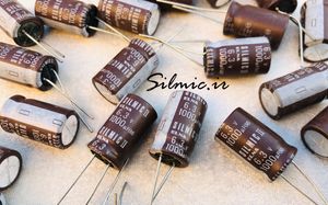 خازن سیلمیک 1000 میکرو فاراد 6.3 ولت های گرید صوتی النا ژاپن RFS SILMIC II