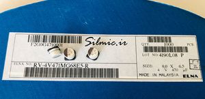 خازن 470 میکرو فاراد 4 ولت ELNA نوع SMD سری RV مینیاتوری LOW ESR